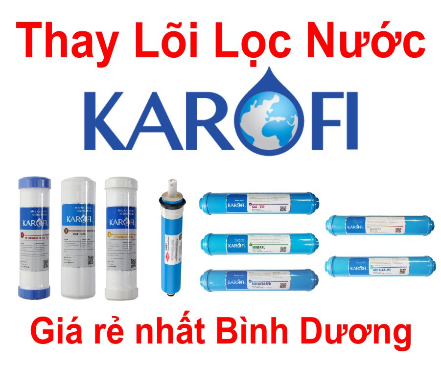 Dịch vụ thay lõi lọc nước Karofi