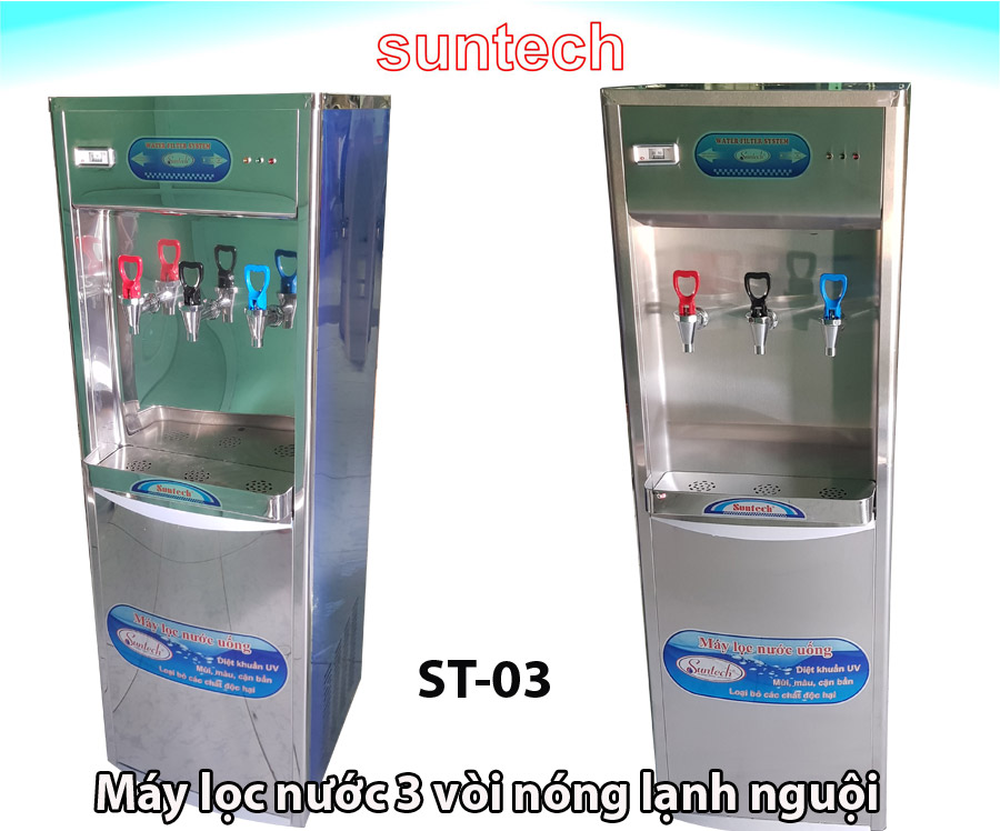 Máy lọc nước 3 vòi nóng lạnh nguội (Suntech New 2019)