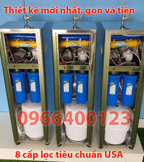 Máy lọc nước RO tủ inox mới nhất